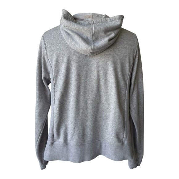 Vintage Nike Orange Swoosh‎ Full Zip Hoodie SZ XL Gray Rainbow Shoe Charm Rare - Picture 2 of 16